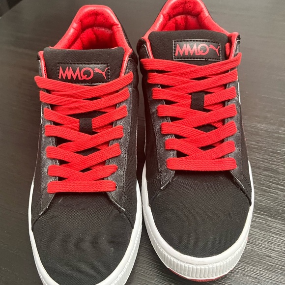 Like New Puma MMQ Steppers size 7.5M or 9W Black and Red - Picture 5 of 6